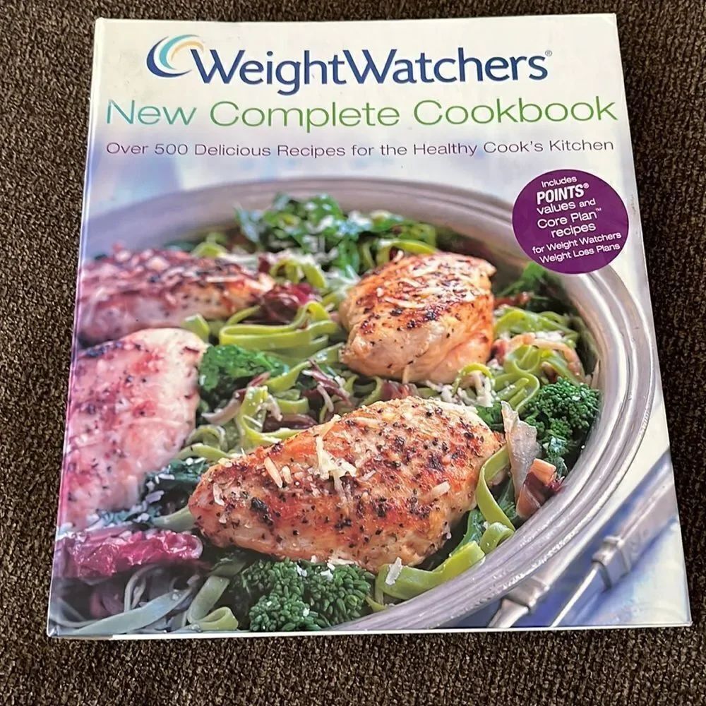 Vintage 2006 Weight Watchers Colorful 452- Page Cookbook w/ Endless Recipe- NEW